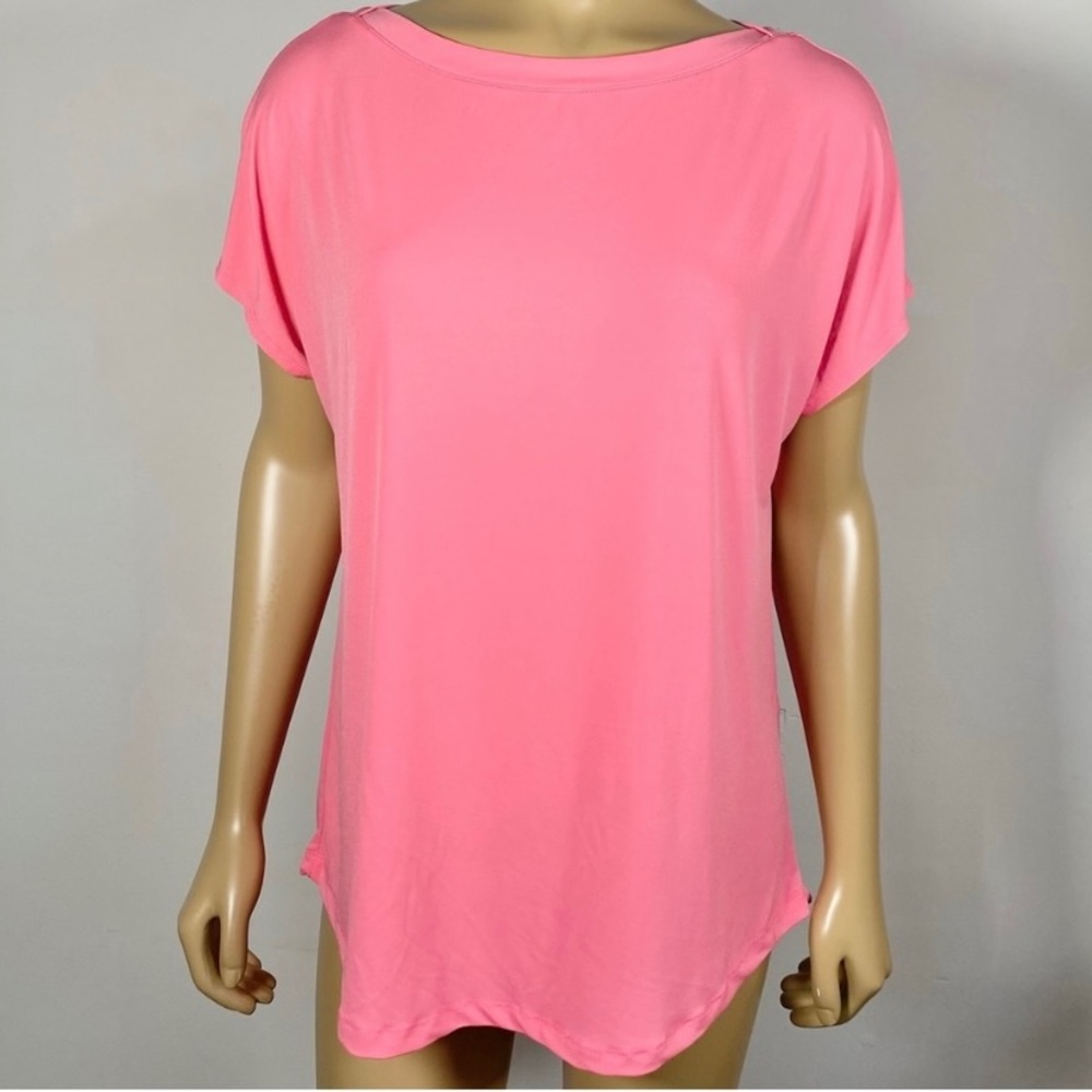 Chico’s Smooth Boat Neck Top (Polyester/Spandex) Size 2